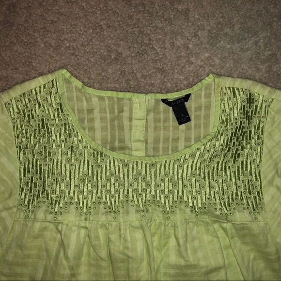 Green J Crew tank top - Picture 3 of 6